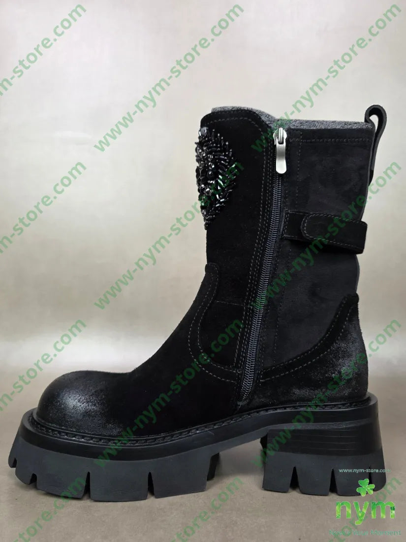 beatles con perline scamosciato SCARPE