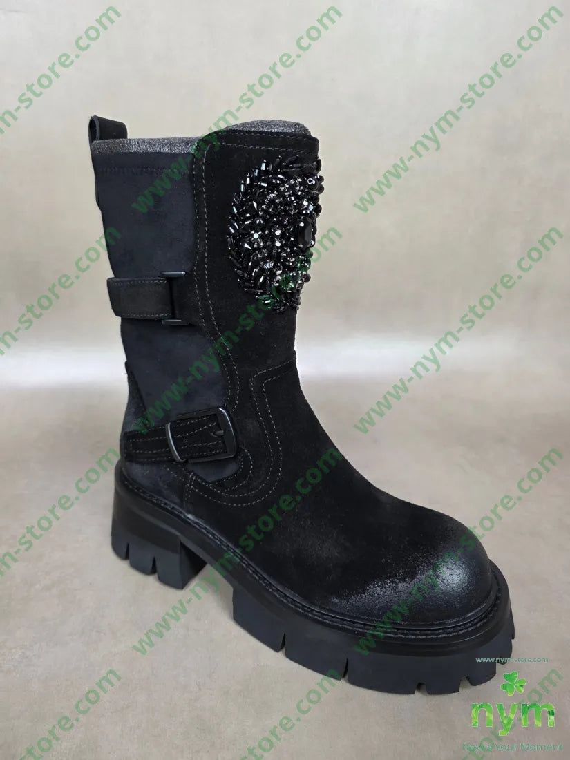 beatles con perline scamosciato SCARPE