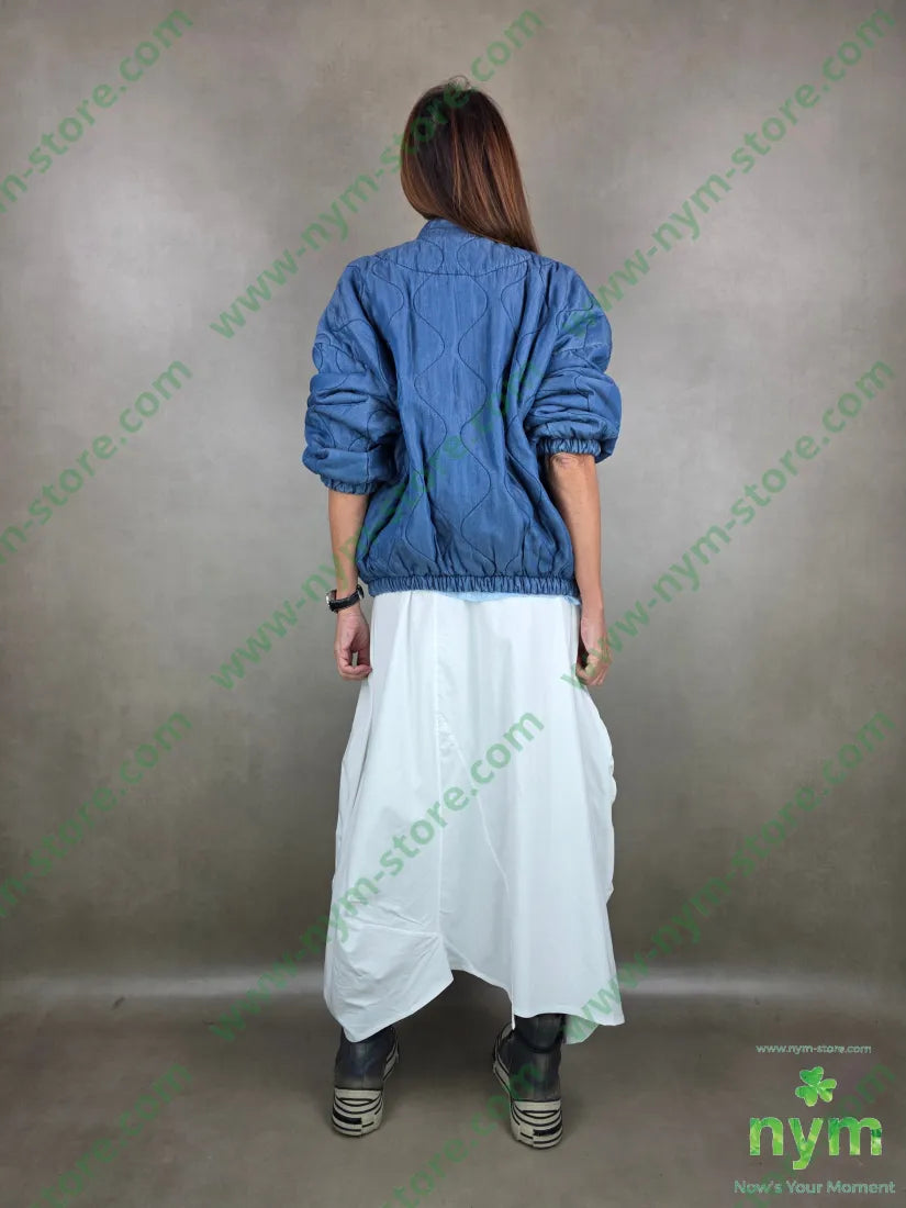 bomber denim trapuntato 100ly U / DENIM / PE26 CAPOSPALLA