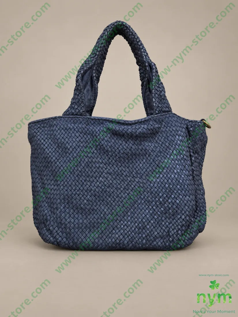 BORSA VERA PELLE 077 - U / BLU / CONTINUATIVO - BORSA