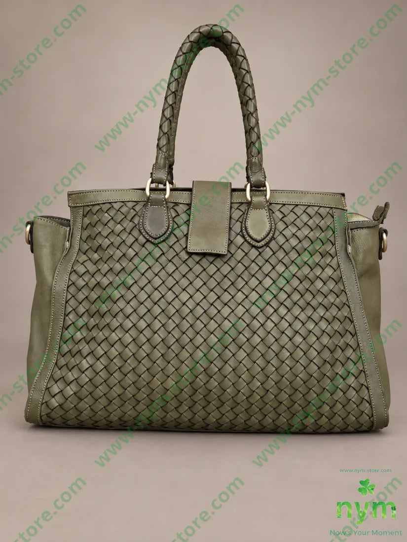 BORSA VERA PELLE 616 - U / MILITARE / CONTINUATIVO - BORSA