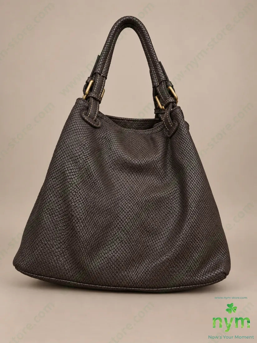 BORSA VERA PELLE 631 - U / MARRONE / CONTINUATIVO - BORSA