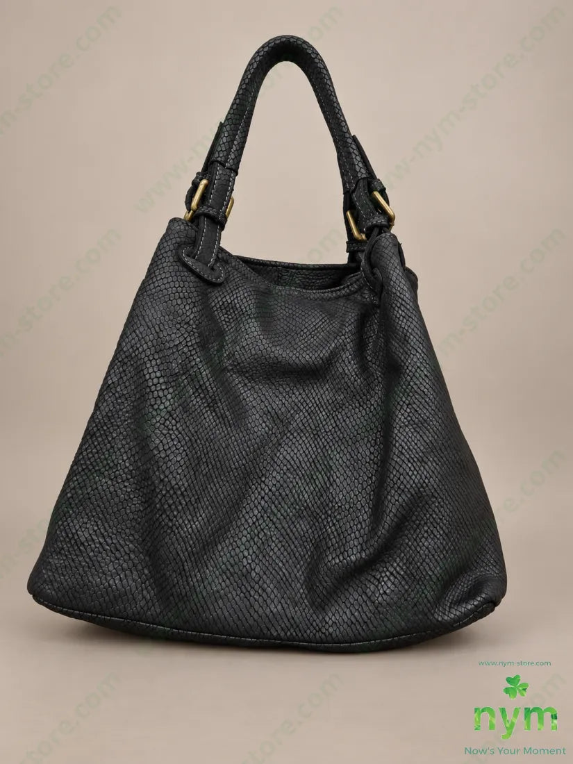 BORSA VERA PELLE 631 - U / NERO / CONTINUATIVO - BORSA