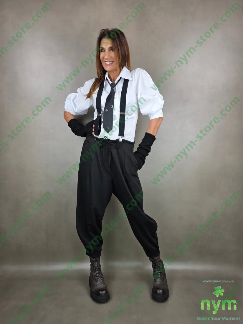 Bundle bretelle e cravatta U / NERO / CONTINUATIVO ACCESSORI