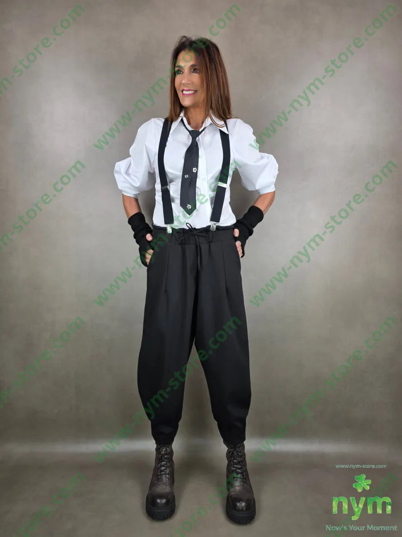 Bundle bretelle e cravatta U / NERO / CONTINUATIVO ACCESSORI