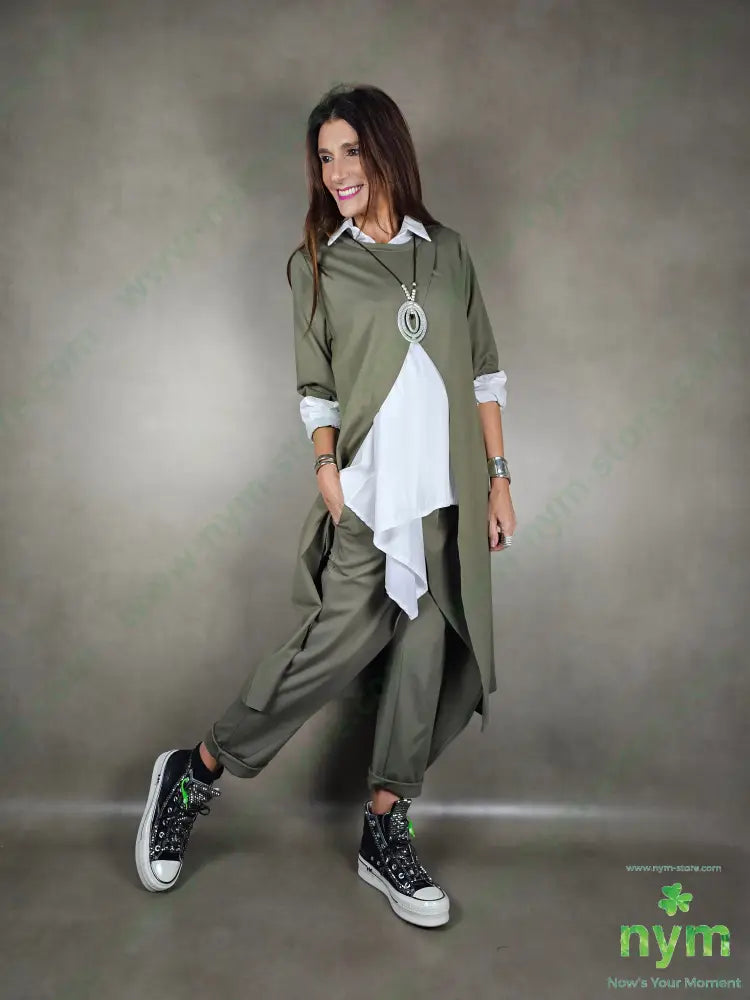cam allacc obliquamente 100co CAMICIA