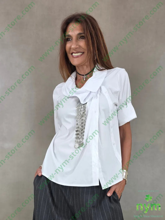 camicia collo accoppiato 100co - U / BIANCO / PE26 - CAMICIA