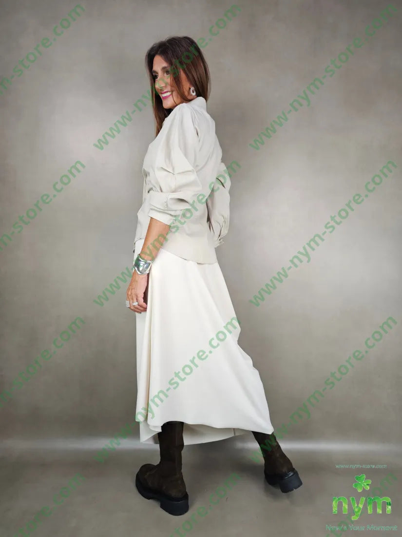 camicia con arricciature 100co CAMICIA