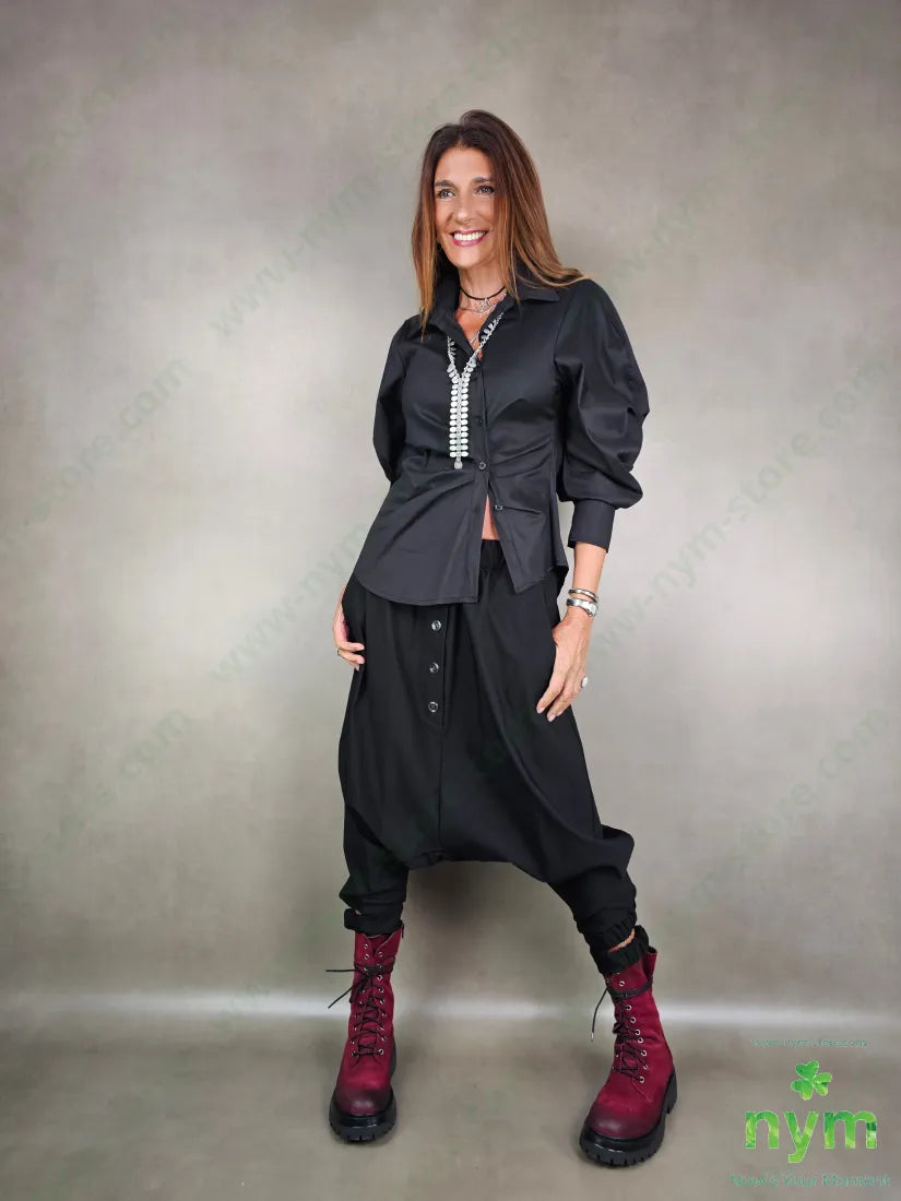 camicia con arricciature 100co CAMICIA