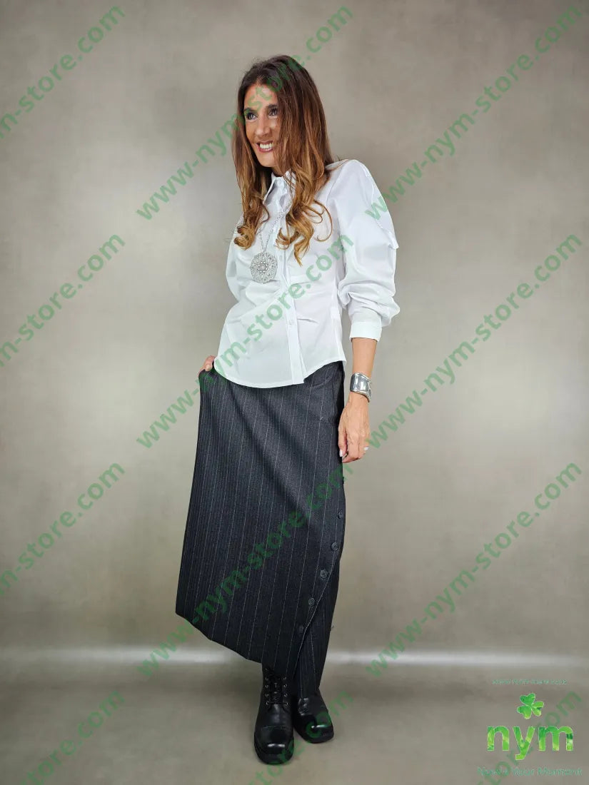 camicia con arricciature 100co CAMICIA