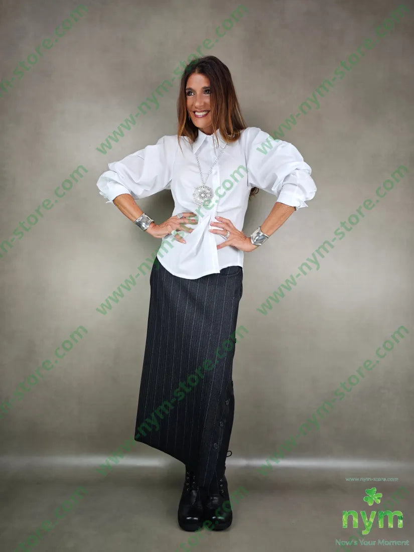 camicia con arricciature 100co CAMICIA