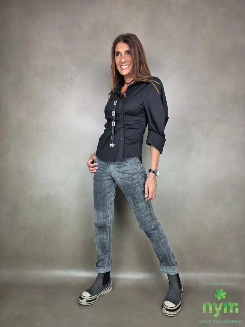 camicia con arricciature 100co CAMICIA