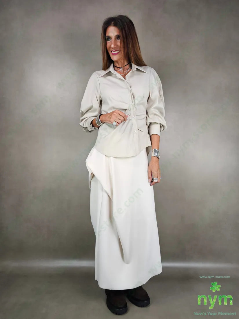 camicia con arricciature 100co CAMICIA