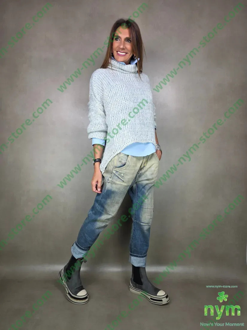 maglione dolcevita traforato 56pc30ny7wo7vi MAGLIA