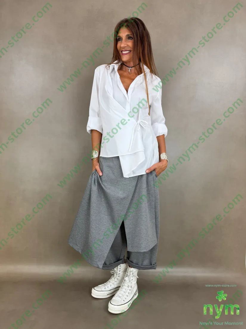 camicia con laccio 68co28pa3ea - CAMICIA