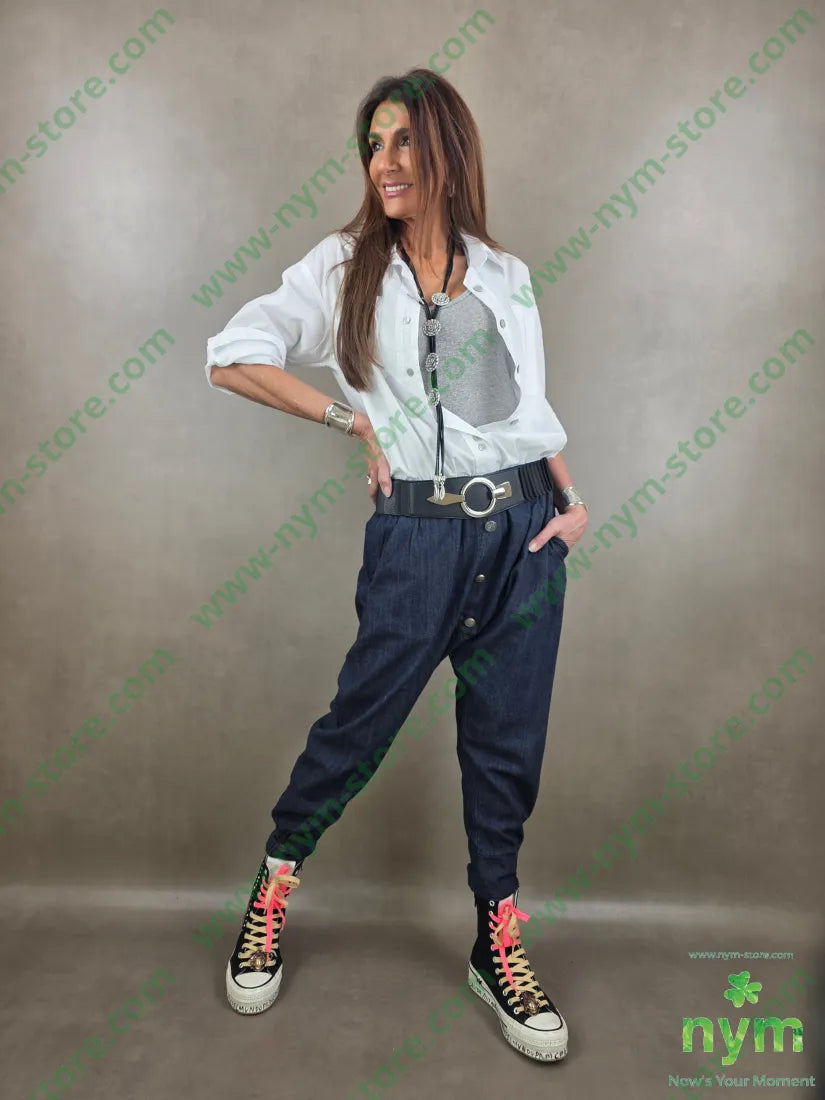 camicia cotone bottoni doppi 100c0 - U / BIANCO / PE26 - CAMICIA