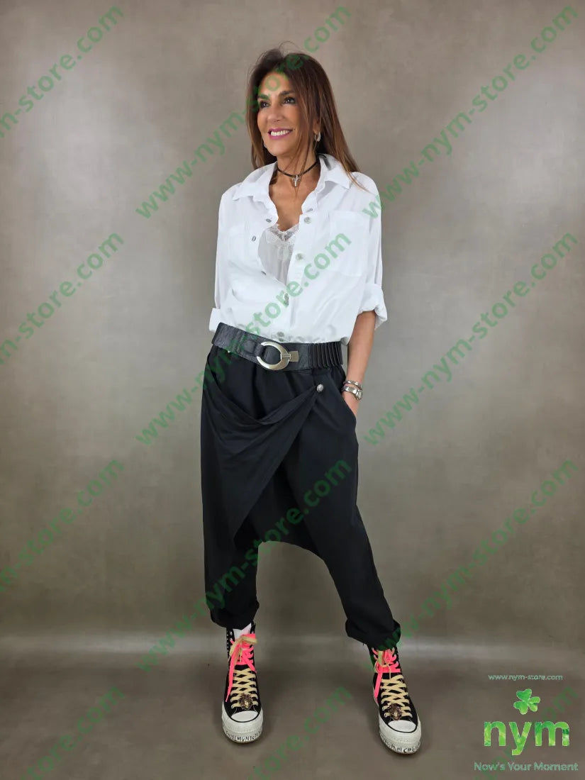 camicia cotone bottoni doppi 100c0 - U / BIANCO / PE26 - CAMICIA