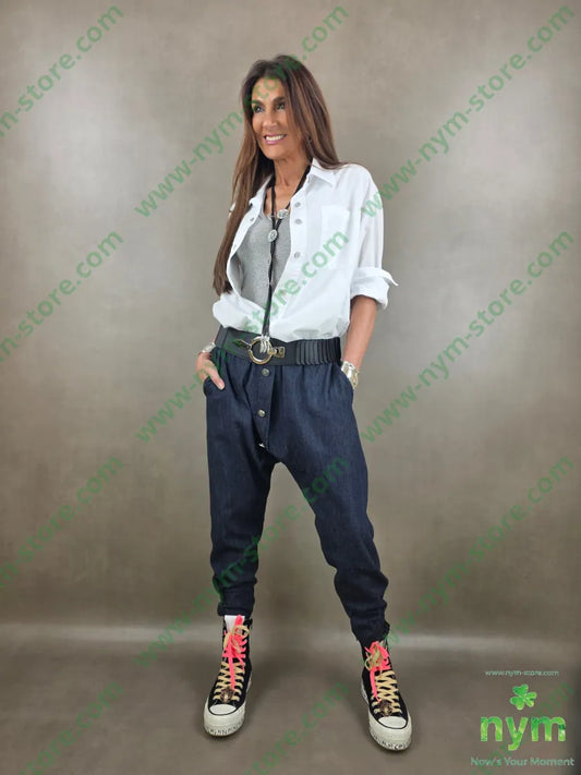 camicia cotone bottoni doppi 100c0 - U / BIANCO / PE26 - CAMICIA