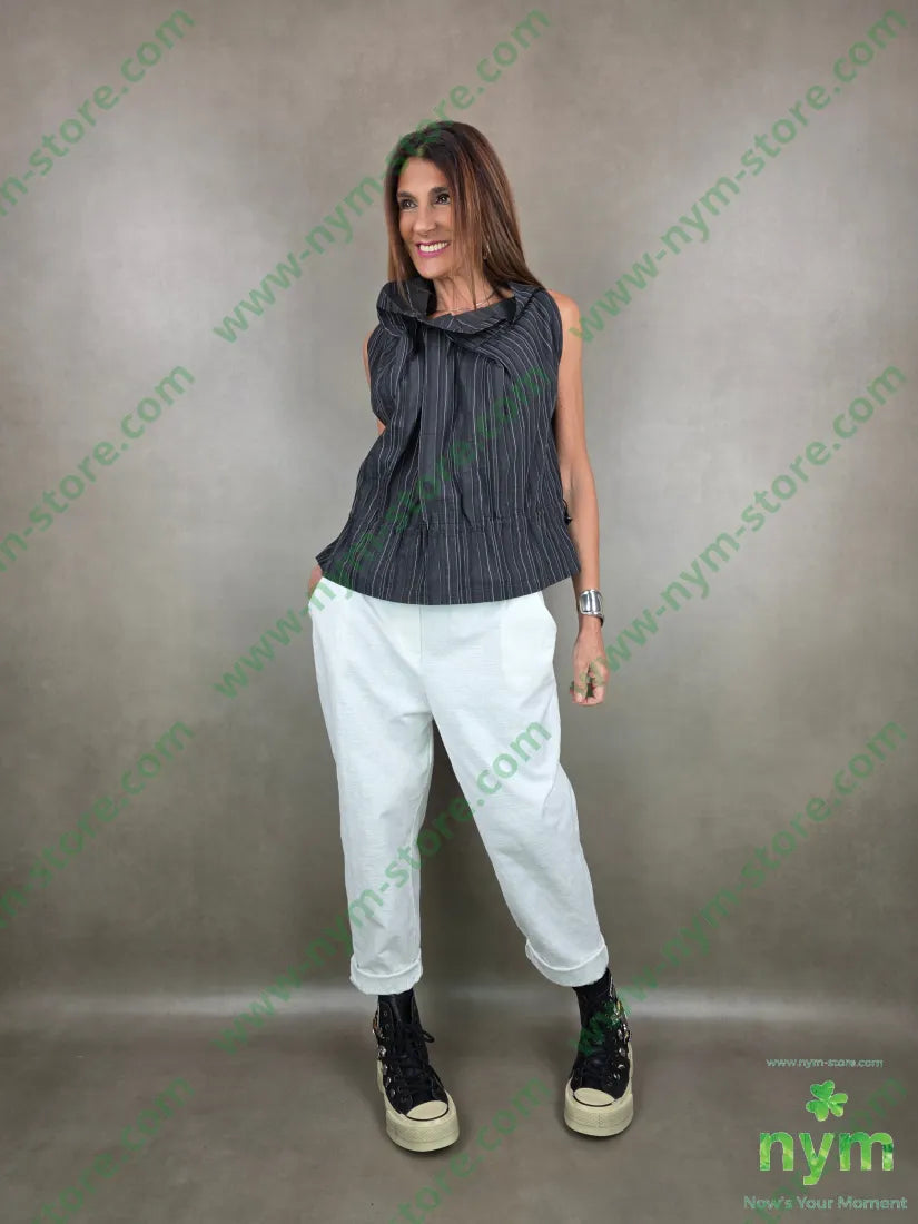 camicia coulisse gessata 43co43tc14pa CAMICIA