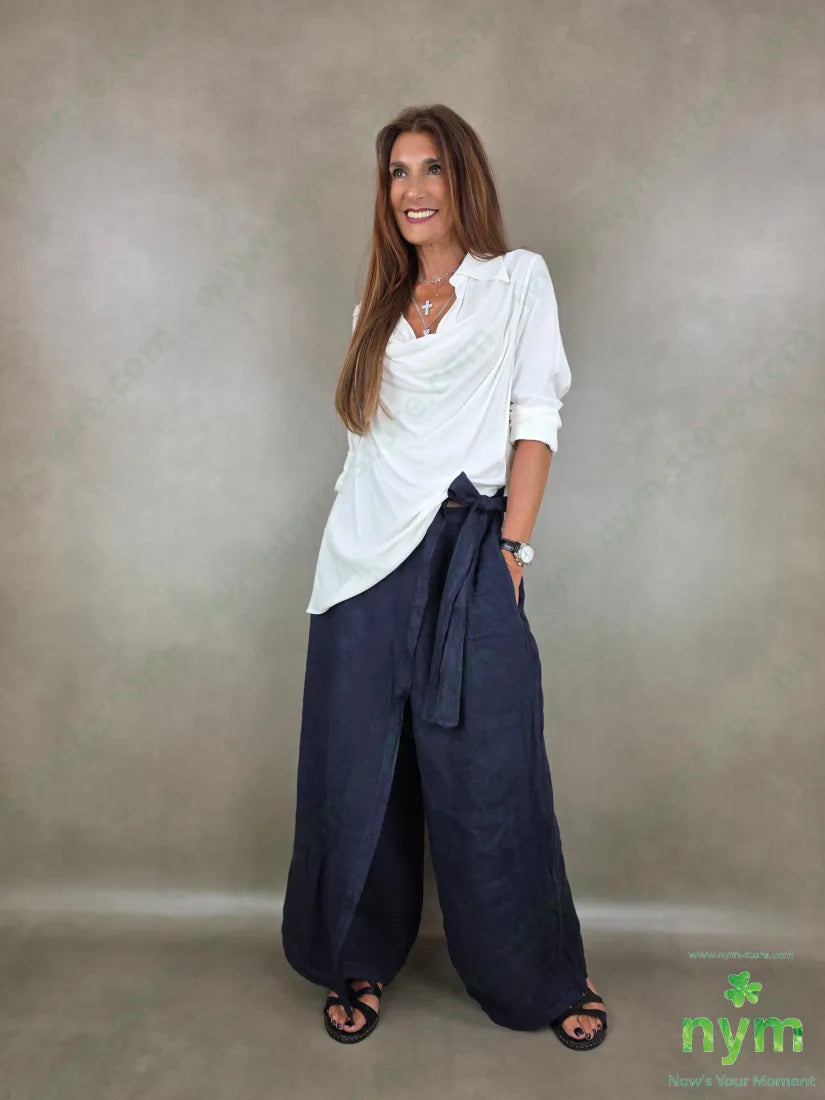 camicia drappeggio in viscosa 100vi - U / PANNA / PE26 - CAMICIA