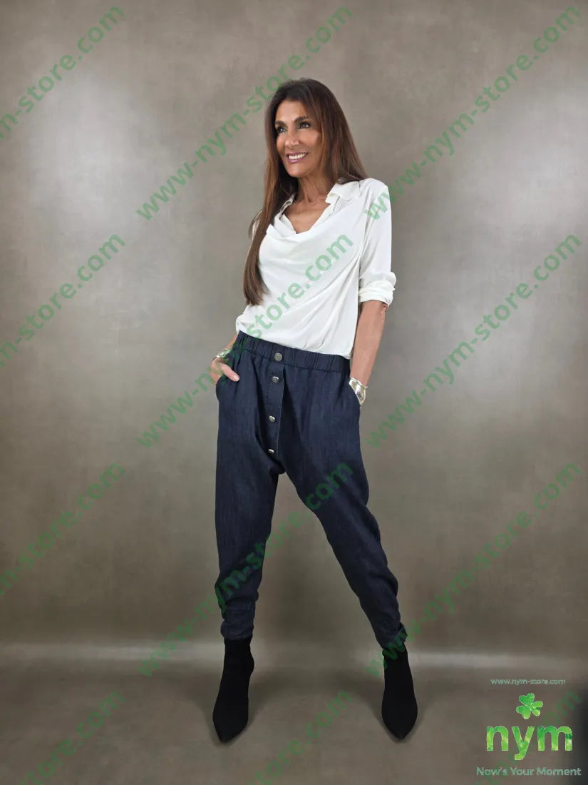 camicia drappeggio in viscosa 100vi - U / PANNA / PE26 - CAMICIA