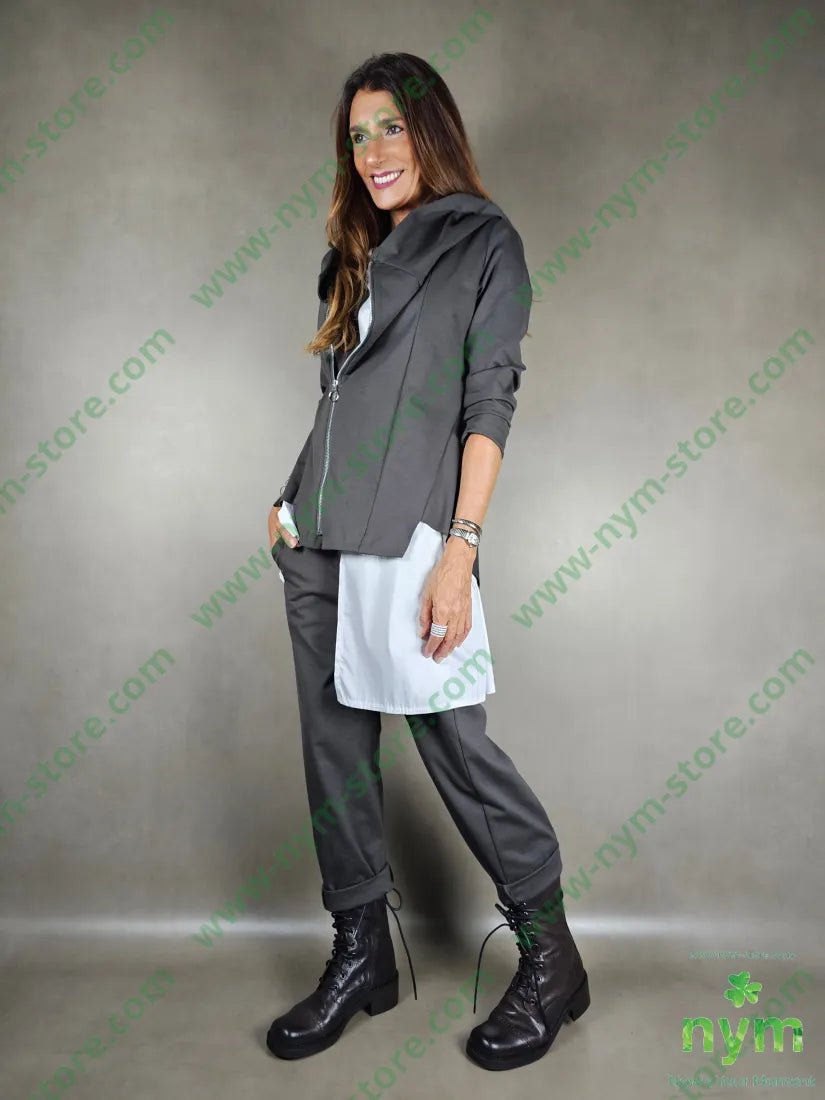 camicia finti bottoni 62co35eny3ea U / BIANCO / AI25 CAMICIA