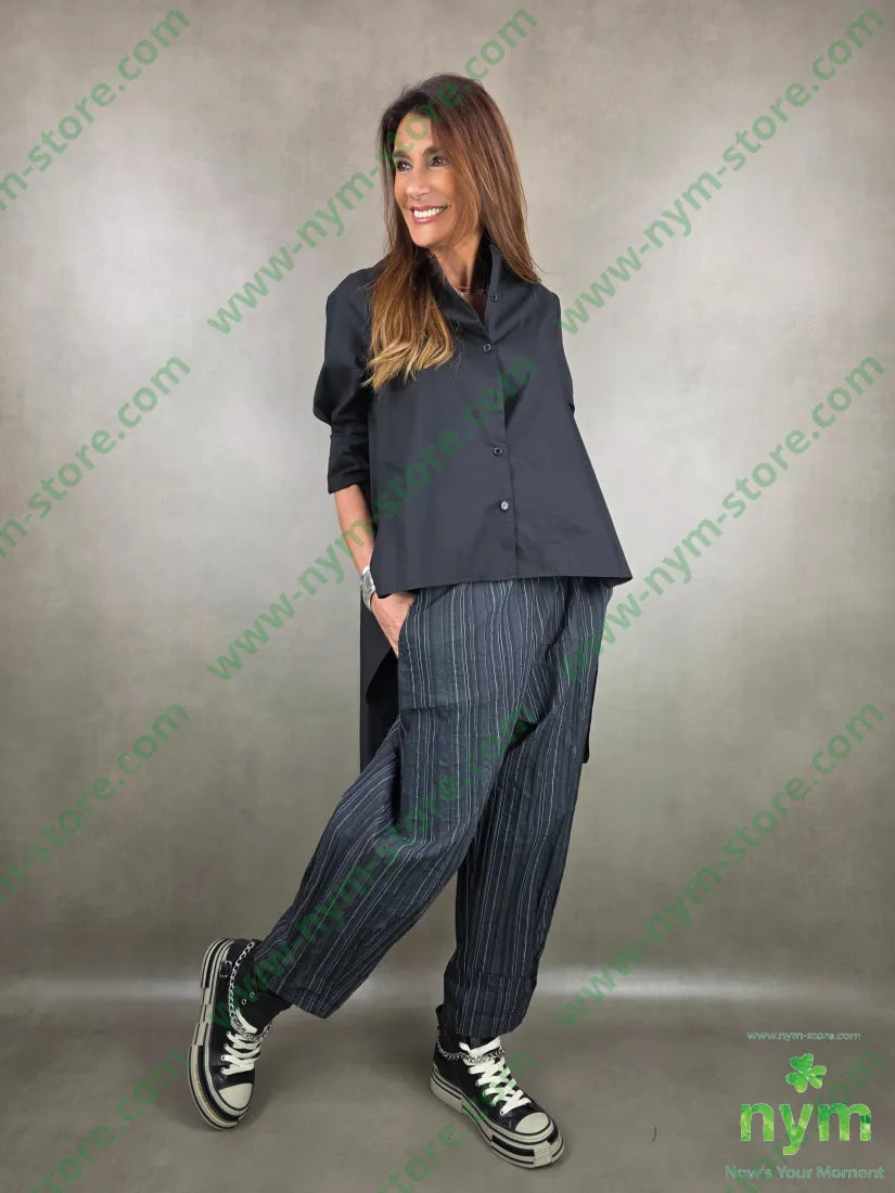 camicia girocollo trapezio 100co CAMICIA