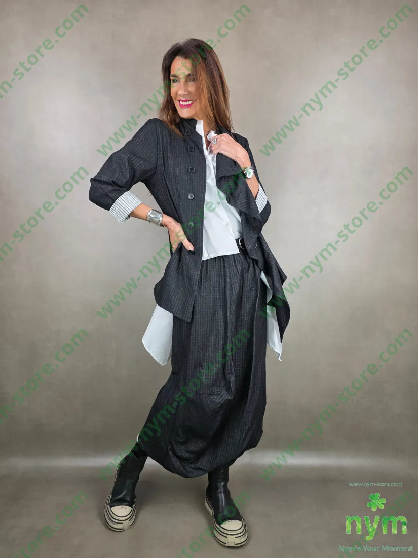 camicia girocollo trapezio 100co CAMICIA