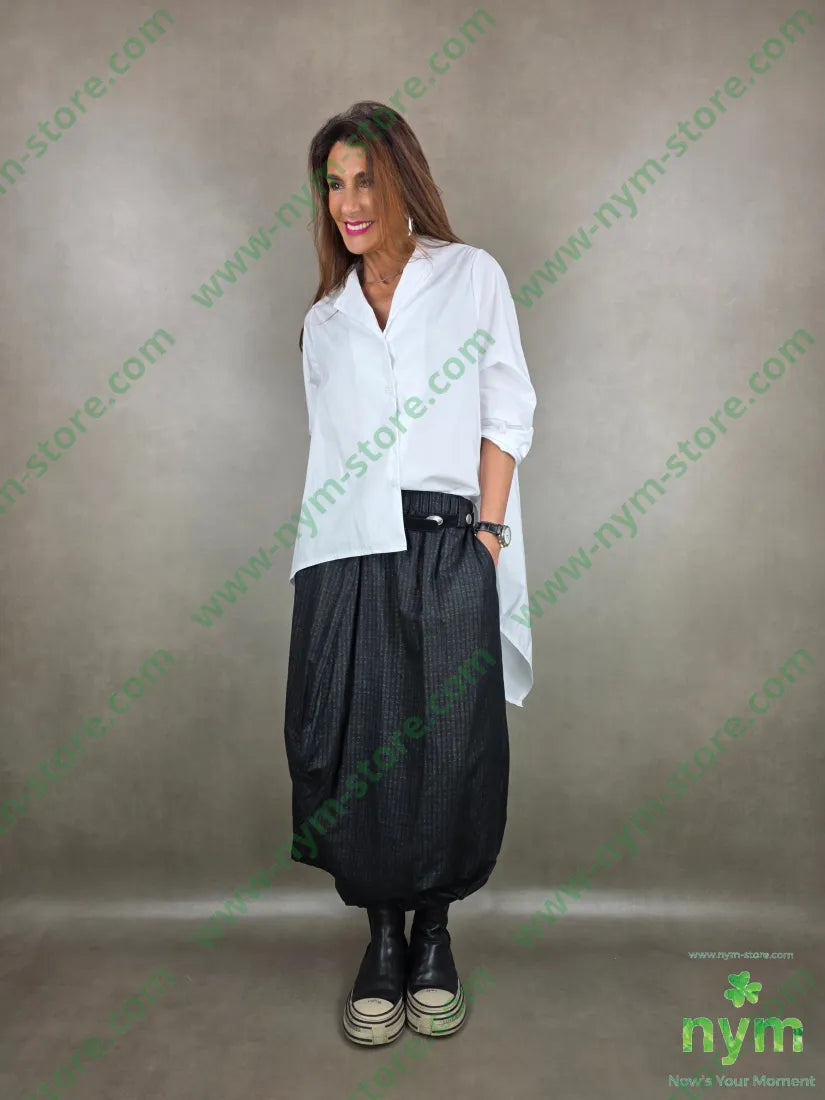 camicia girocollo trapezio 100co CAMICIA