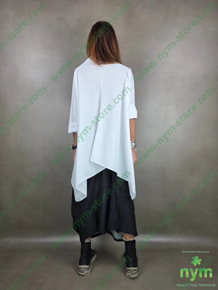 camicia girocollo trapezio 100co CAMICIA