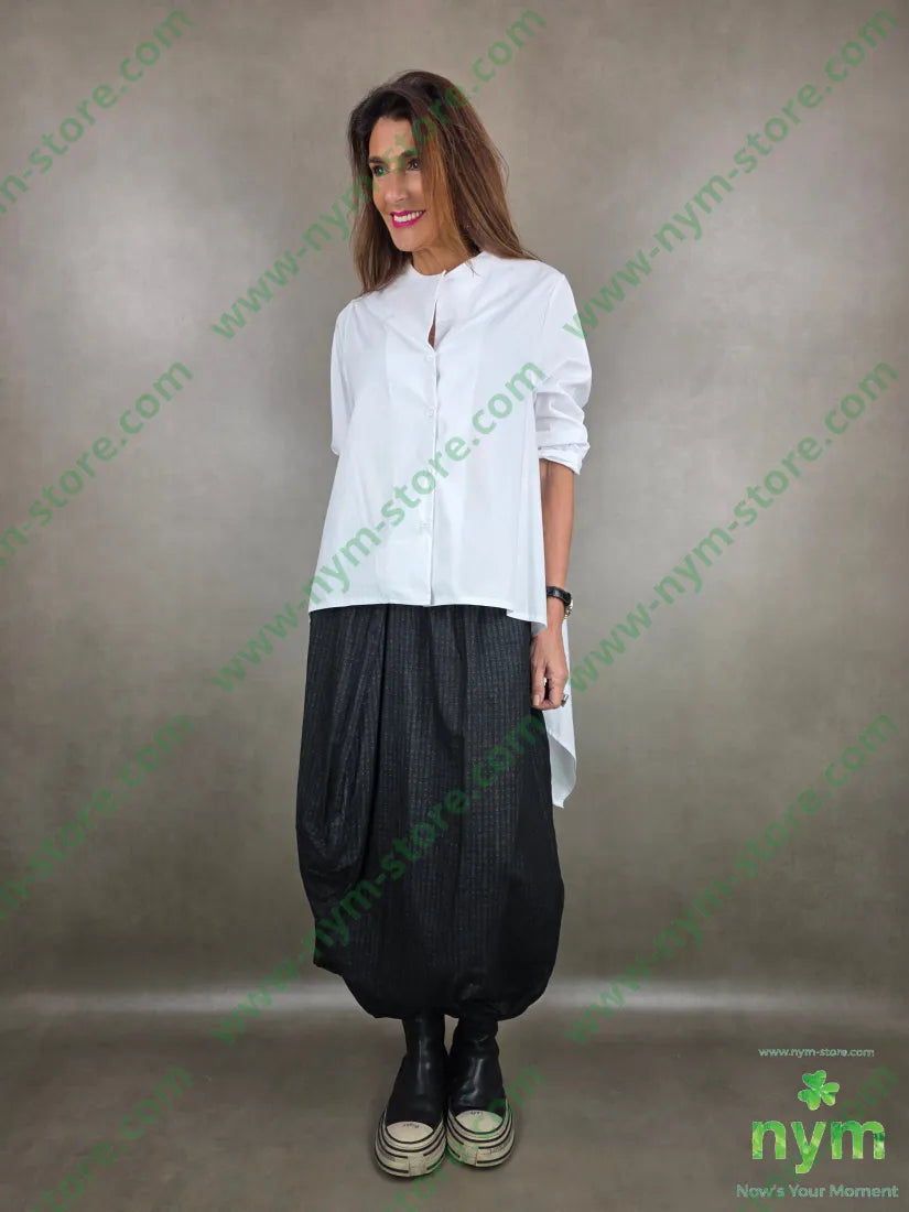 camicia girocollo trapezio 100co CAMICIA