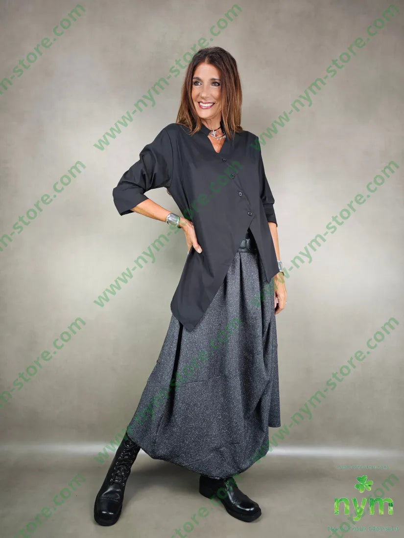 camicia guru asimmetrica 100co CAMICIA