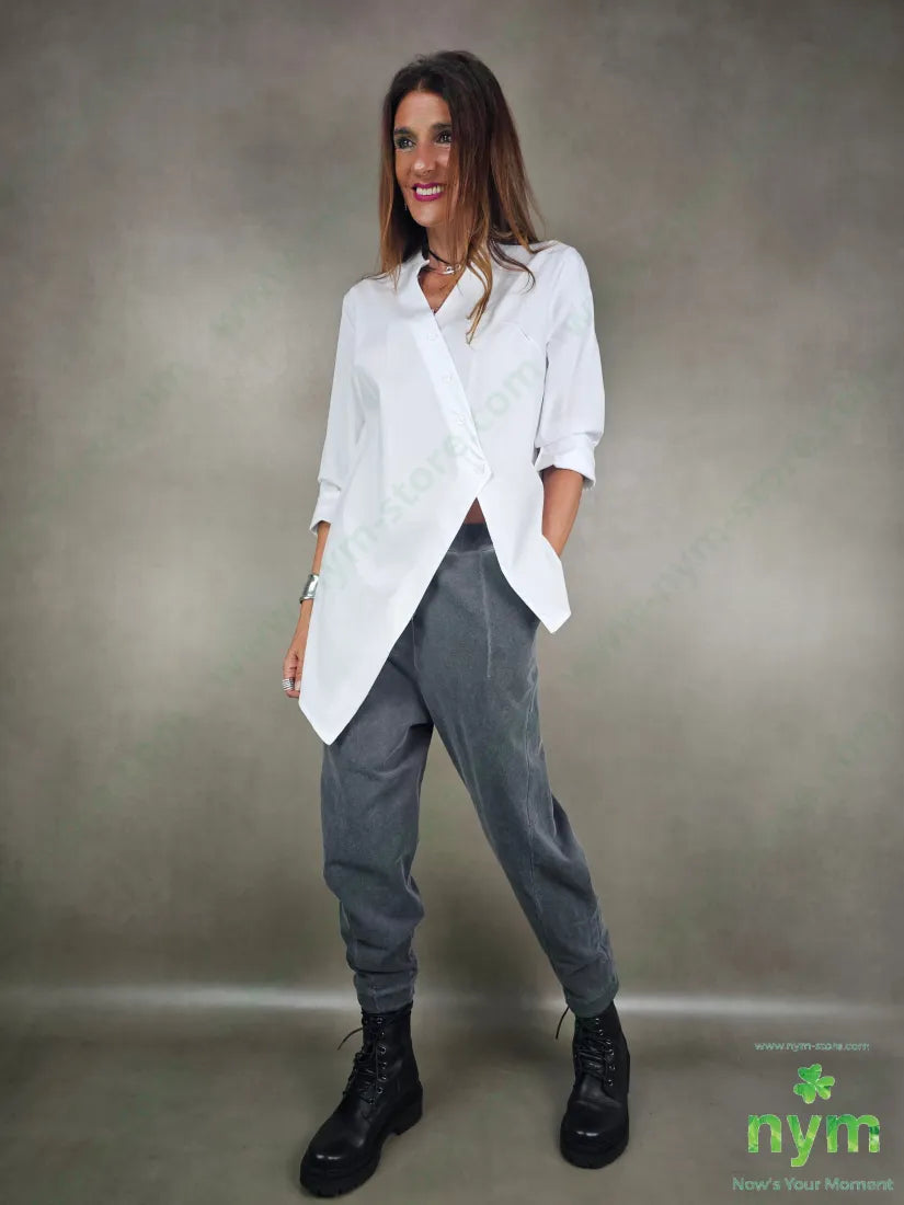 camicia guru asimmetrica 100co CAMICIA