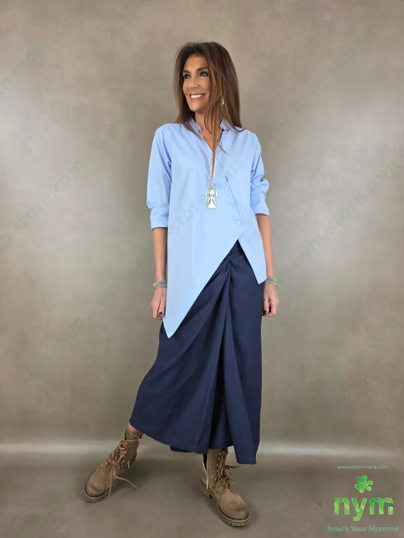 camicia guru asimmetrica 100co CAMICIA