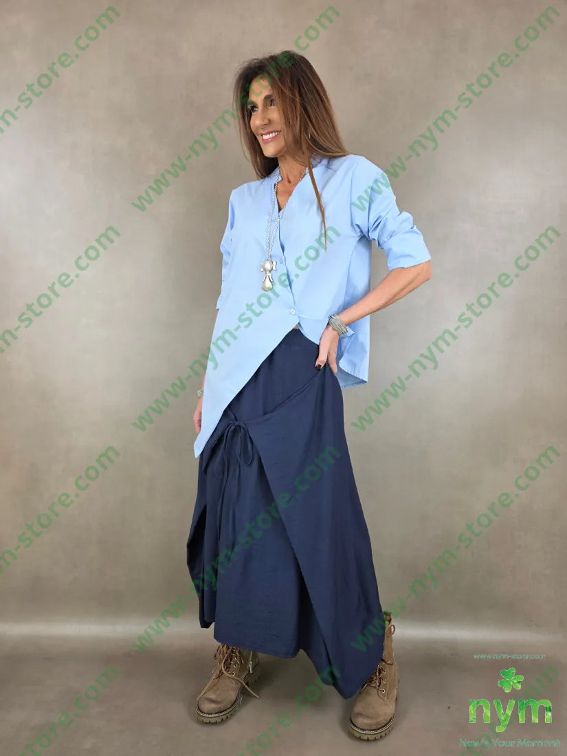 camicia guru asimmetrica 100co CAMICIA