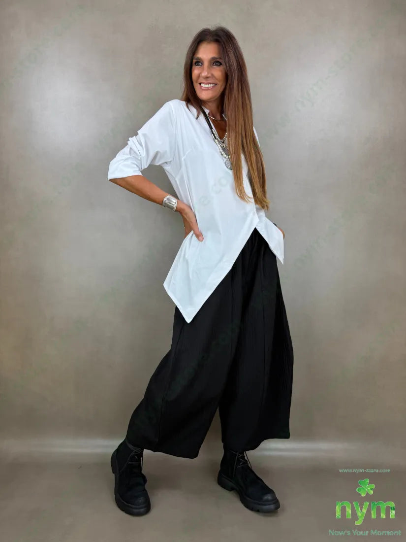 camicia guru asimmetrica 100co - CAMICIA