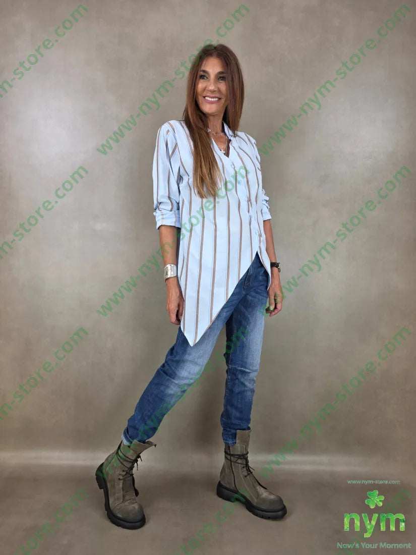 camicia guru bacchettata 100co - CAMICIA