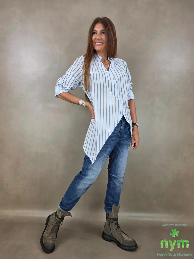 camicia guru bacchettata 100co - CAMICIA