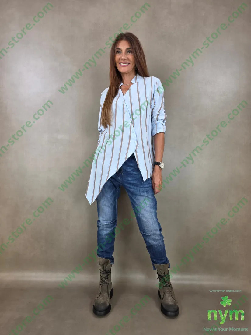 camicia guru bacchettata 100co - CAMICIA