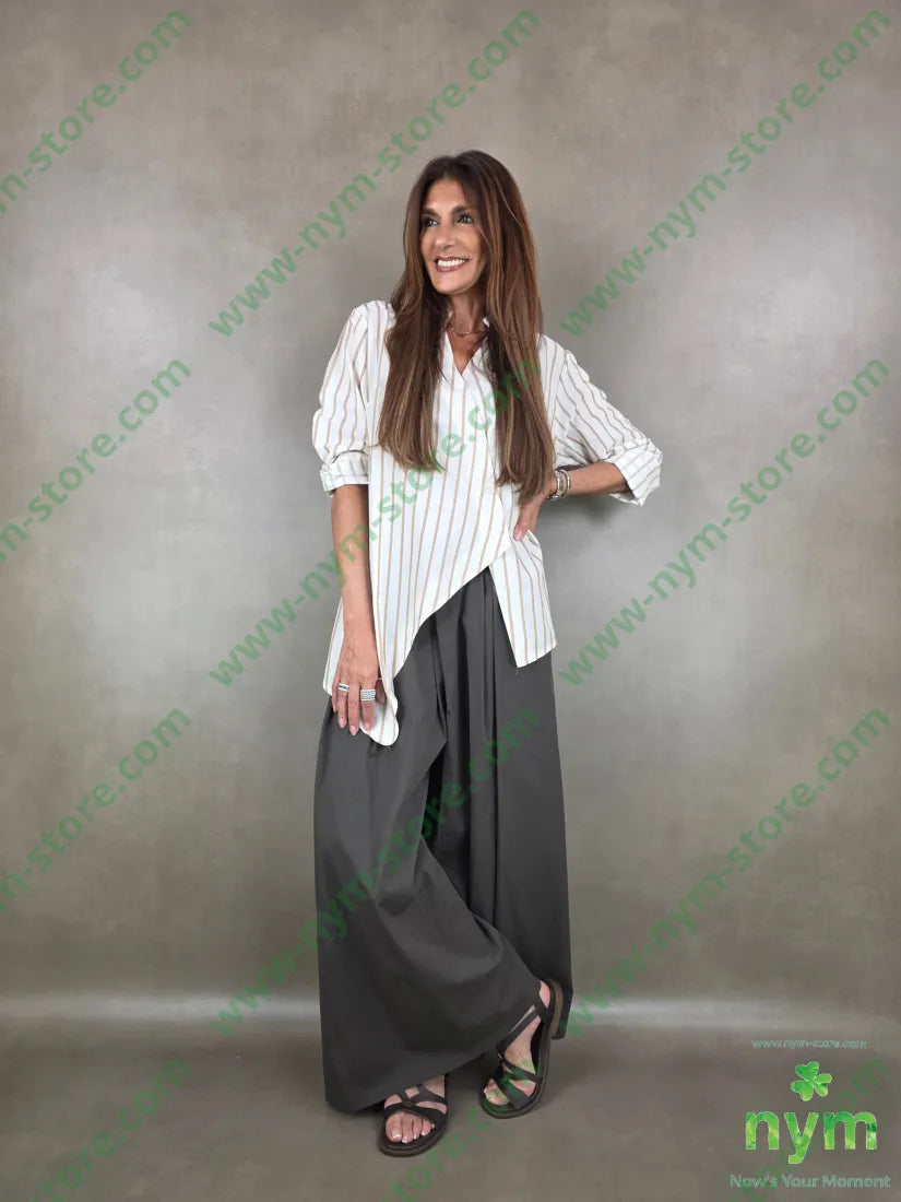 camicia guru cotone bacchettata 100co - U / CAMMELLO / PE26 - CAMICIA