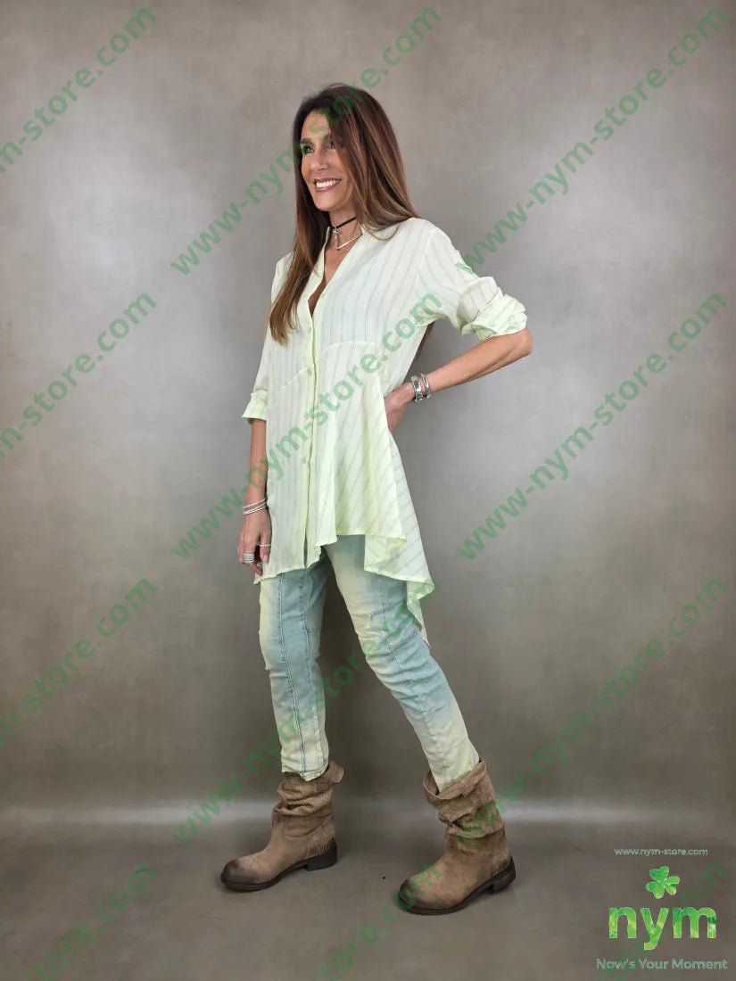 camicia guru lunga tessuto riga 65ly17ny16li CAMICIA