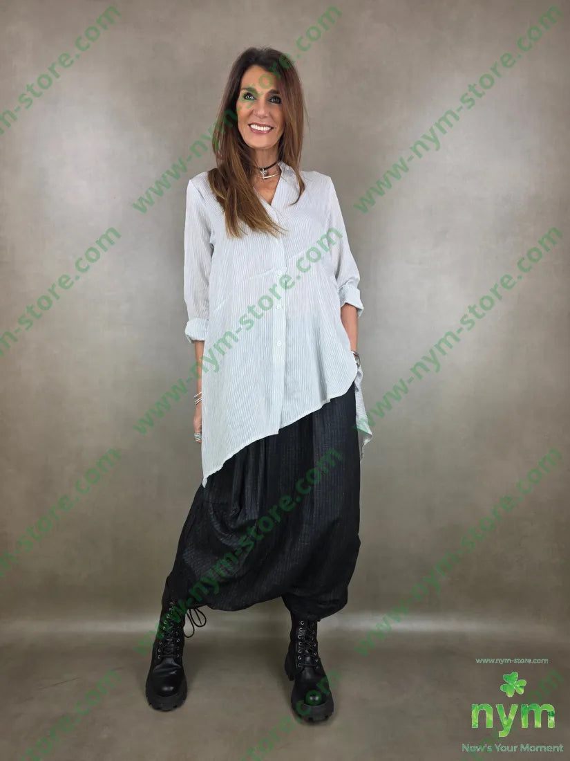 camicia guru lunga tessuto riga 65ly17ny16li CAMICIA