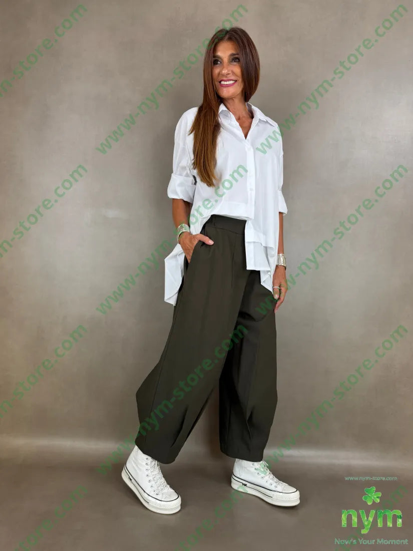 camicia lunga con rimborso 100co - U / BIANCO / AI26 - CAMICIA