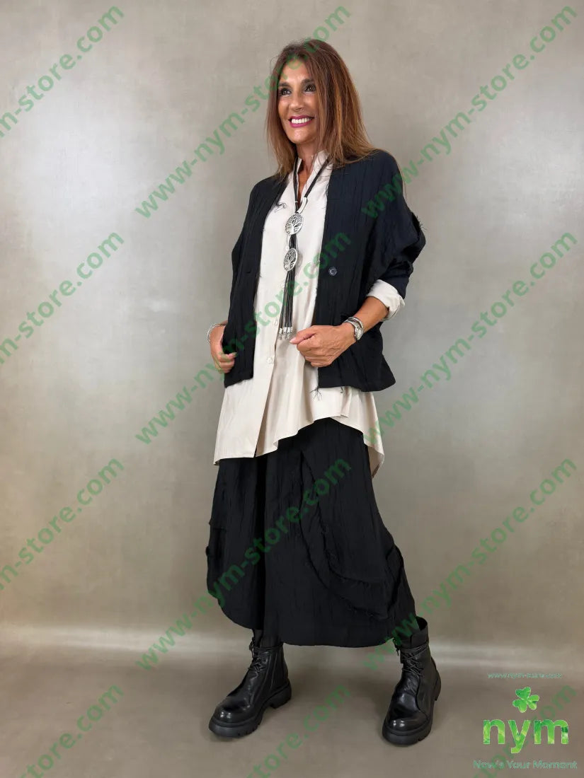 camicia lunga coreana 100co - CAMICIA