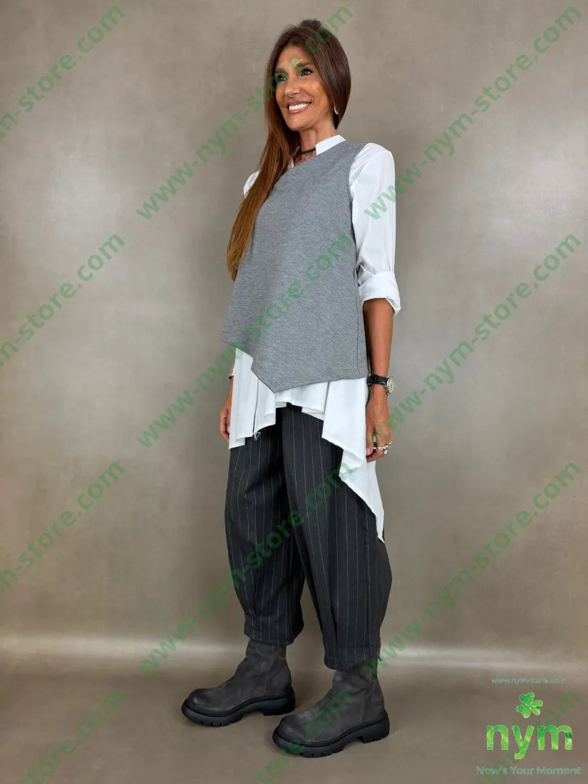 camicia lunga coreana 100co - CAMICIA