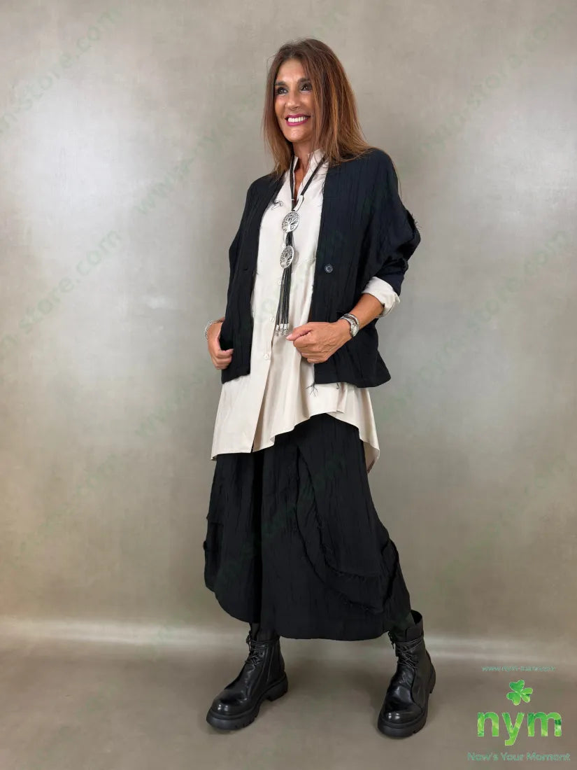 camicia lunga coreana 100co - CAMICIA