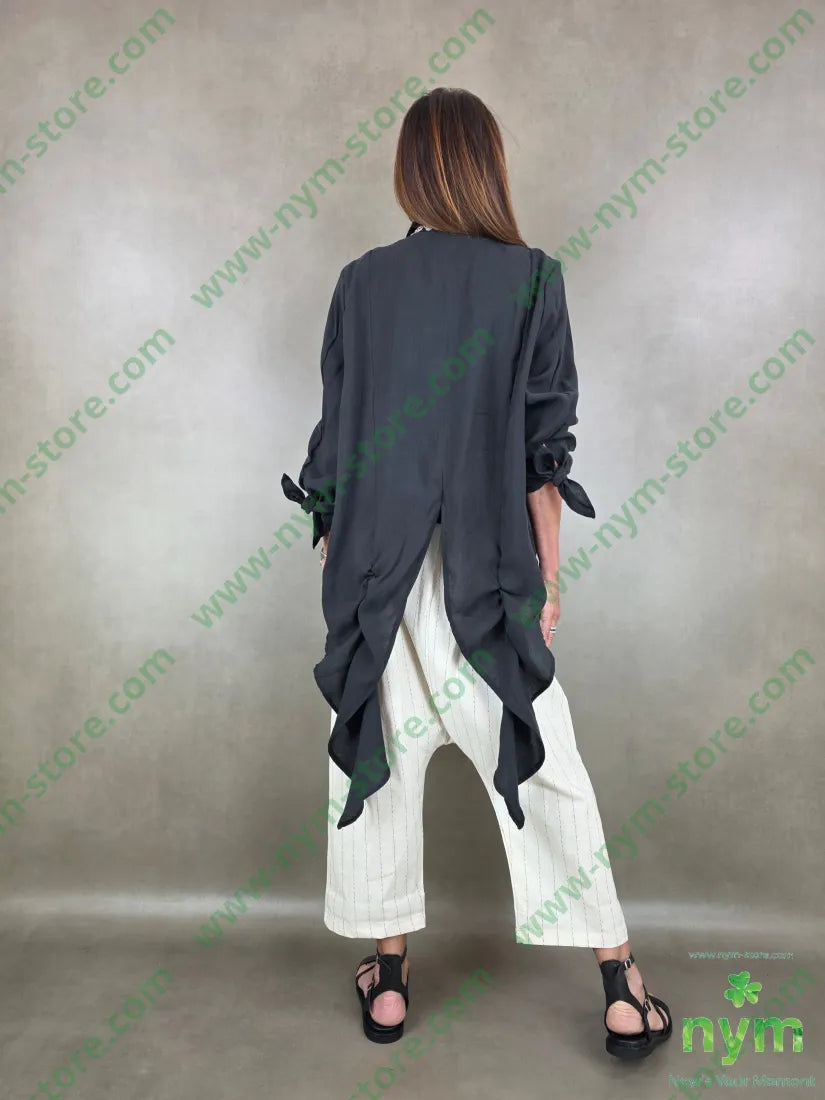 camicia lyocell code dto 86ly14pl - U / NERO / PE26 - CAMICIA