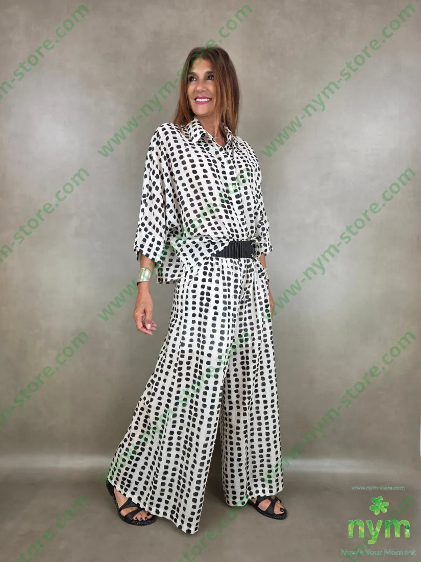 camicia mussola con stampa 100co - CAMICIA