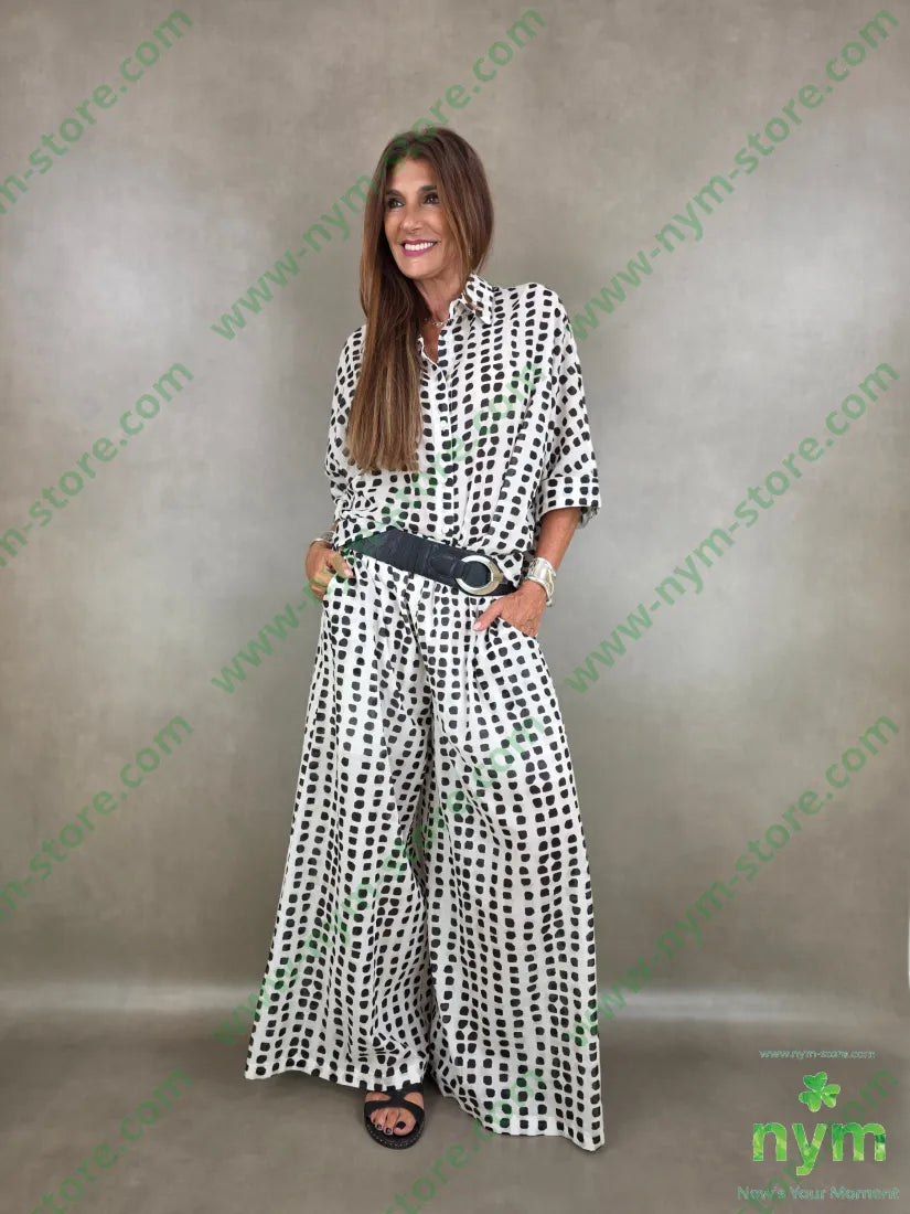camicia mussola con stampa 100co - CAMICIA