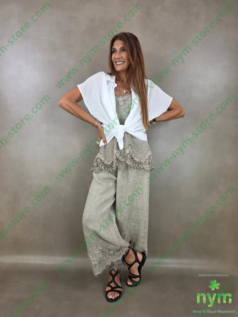 camicia mussola manica ampia 100co - U / BIANCO / PE26 - CAMICIA